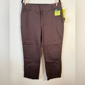 Lee Instantly Slims You Brown Pants Women’s 16M • Natural Fit • NWT • 31” Inseam